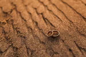 Buried wedding rings
