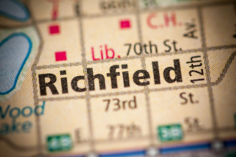 Location of Richfield MN